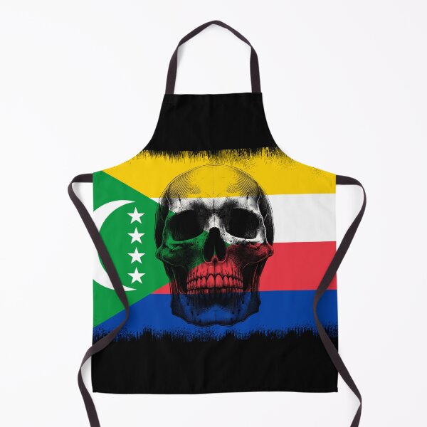 Item preview, COMOROS SKULL FLAG NATION RAREART COUNTRY HALLOWEEN #ogirdor designed and sold by ogirdorgraphics.