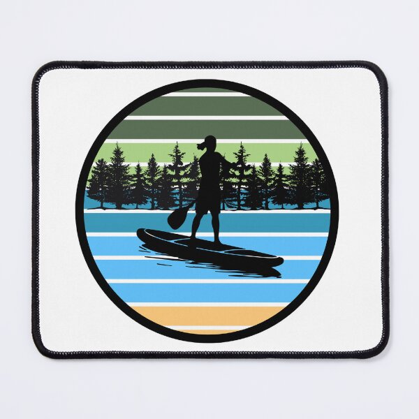 Item preview, Retro Paddle Boarder designed and sold by The Wandering Bookworm.