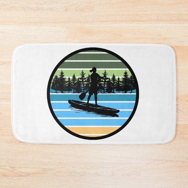 Item preview, Retro Paddle Boarder designed and sold by The Wandering Bookworm.