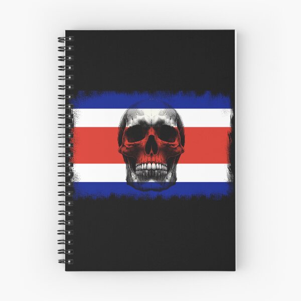 Item preview, COSTARICA SKULL FLAG NATION RAREART COUNTRY HALLOWEEN #ogirdor designed and sold by ogirdorgraphics.