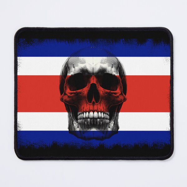 Item preview, COSTARICA SKULL FLAG NATION RAREART COUNTRY HALLOWEEN #ogirdor designed and sold by ogirdorgraphics.
