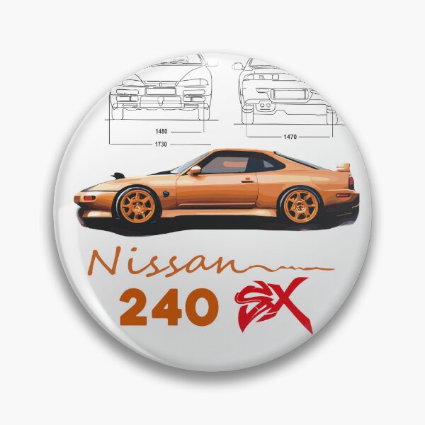 Item preview, Vintage Classic Car Nissan 240 SX designed and sold by PrintCarClub.