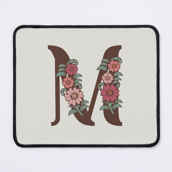 Item preview, Floral M Monogram designed and sold by DonnaRaquel.