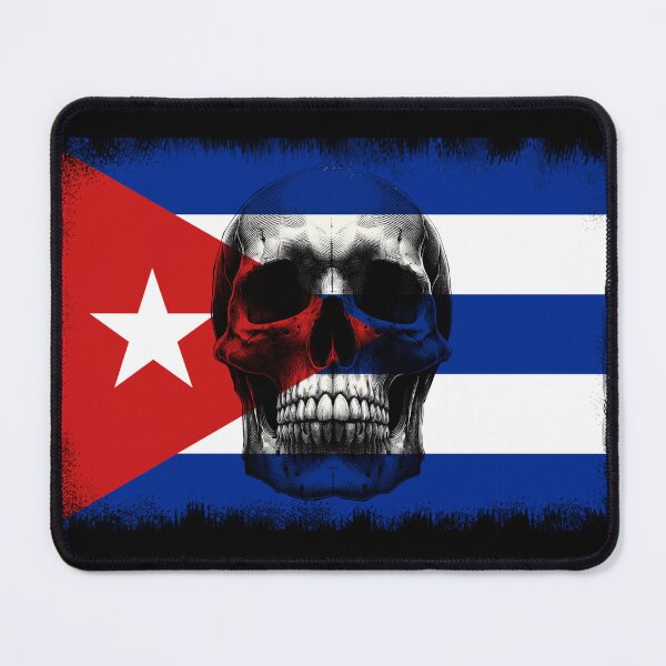 Item preview, CUBA SKULL FLAG NATION RAREART COUNTRY HALLOWEEN #ogirdor designed and sold by ogirdorgraphics.