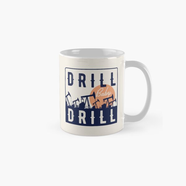 Item preview, Drill Baby Drill - Oil Pumps at Sunset | Trump Inauguration Speech 2025 National Energy Emergency Plan | Quote | We The People 1776 - 2025 | White designed and sold by Any Color Designs.