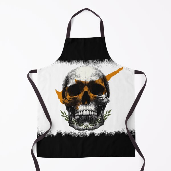 Item preview, CYPRUS SKULL FLAG NATION RAREART COUNTRY HALLOWEEN #ogirdor designed and sold by ogirdorgraphics.