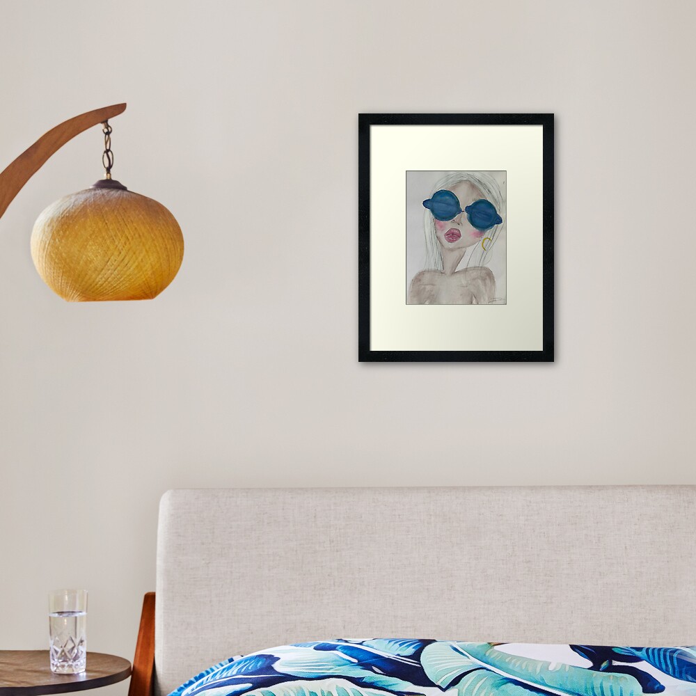 Item preview, Framed Art Print designed and sold by HausofDolls.