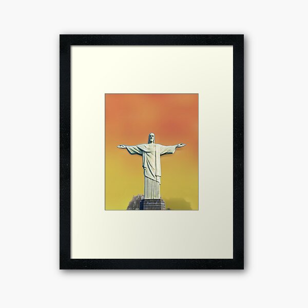 Vista previa del artículo con la obra «Cristo Redentor», diseñado y vendido por ontological.