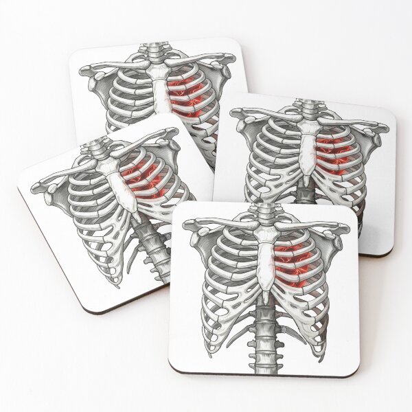 Item preview, rib cage glowing heart  designed and sold by tita74.