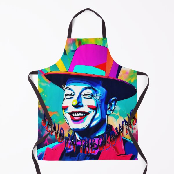 Aperçu de l'œuvre USA Satire politique Elon Musk MAGA Clown de cirque créée et vendue par Drone-tees.