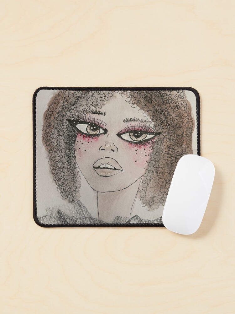 Thumbnail 1 of 5, Mouse Pad, Fashion Girl designed and sold by HausofDolls.