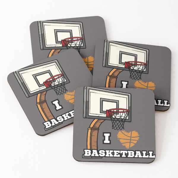 Item preview, I Love Basketball, Hoop Heart designed and sold by FroggyFly Designs.