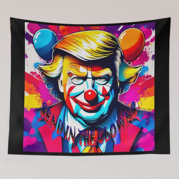 Artikelvorschau, USA Polit Satire Donald Trump MAGA Zirkusclown entworfen und verkauft von Drone-tees.