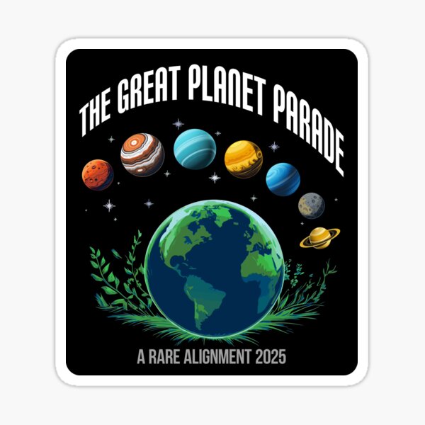 Item preview, The Great Planetparade 2025 designed and sold by Liona-Art.