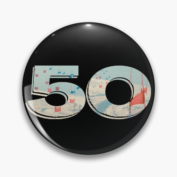 Item preview, Ski Racer 50 Years – Stylish Retro Minimalist Design Ski Dad -  for 50th Birthday Wishes Funny Gifts for Ski Enthusiast  designed and sold by MatthewViews.
