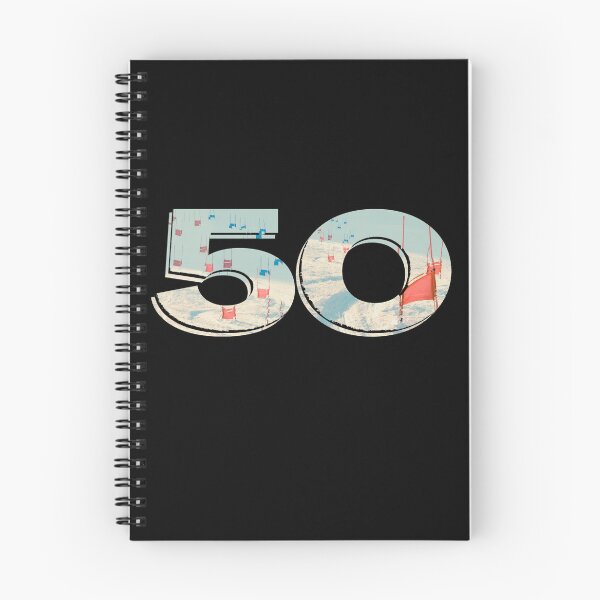 Item preview, Ski Racer 50 Years – Stylish Retro Minimalist Design Ski Dad -  for 50th Birthday Wishes Funny Gifts for Ski Enthusiast  designed and sold by MatthewViews.