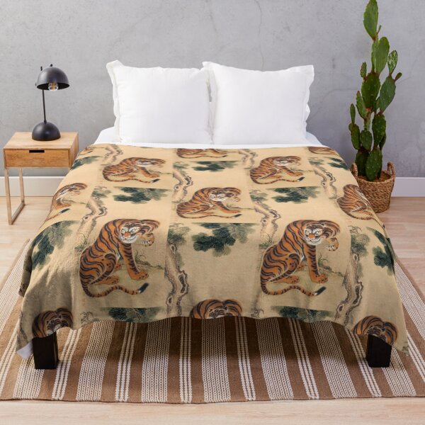 Item preview, Tiger Cleaning Its Paw Matsui Keichū designed and sold by TeeARTHY.