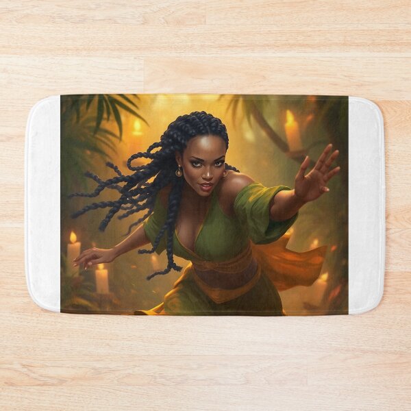 Item preview, Ethereal Woman in Candlelit Jungle designed and sold by Arts Unlimited.