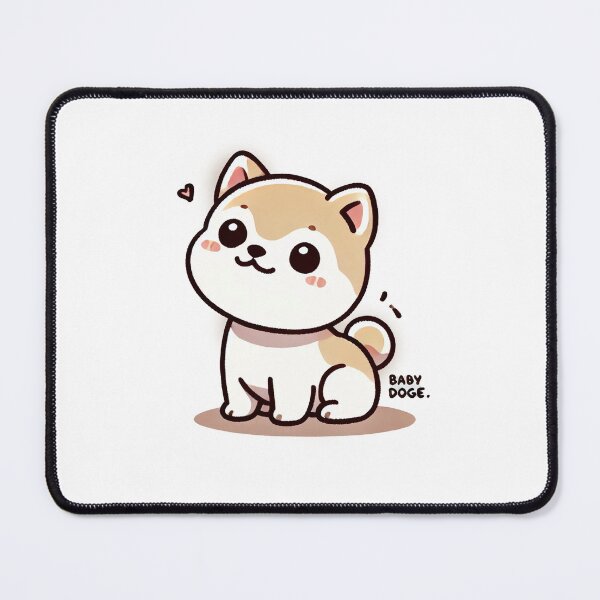 Item preview, Cute BabyDoge – Adorable Crypto Meme Puppy designed and sold by HanaPrints.
