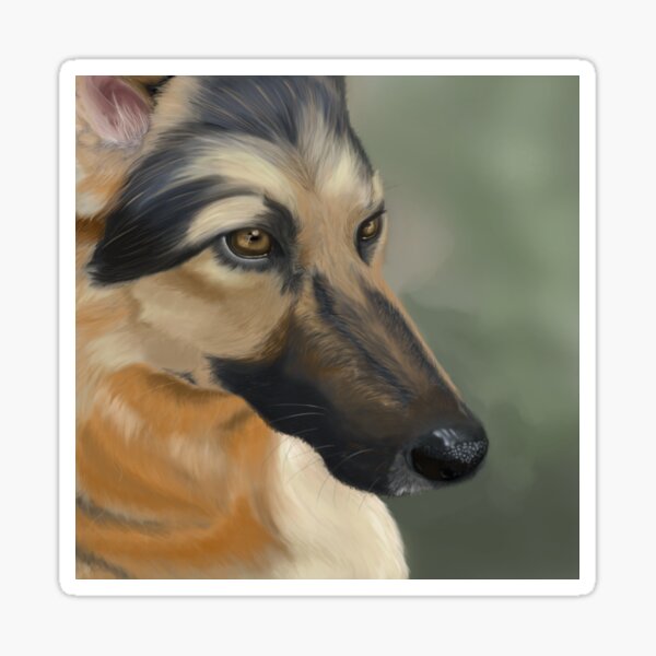 German Shepherd Sticker