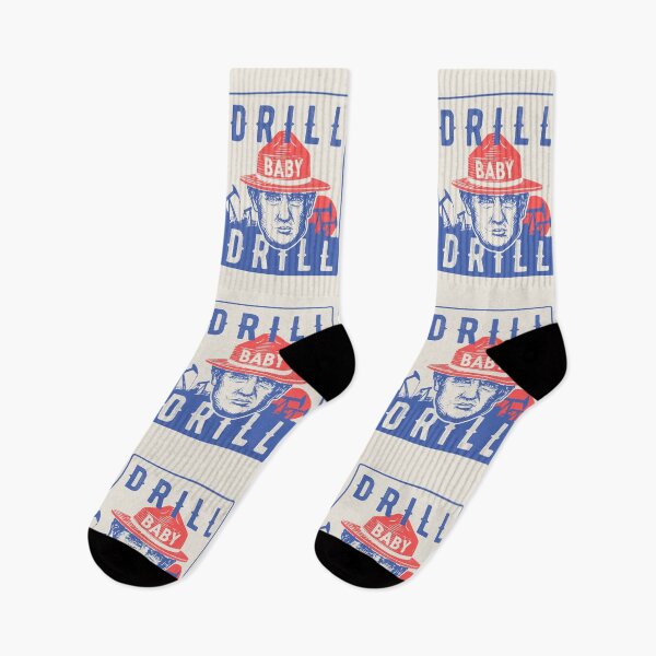 Item preview, Drill Baby Drill - Trump Inauguration Speech 2025 National Energy Emergency Plan | Oil Pumps at Sunset | Quote | We The People 1776 - 2025 | White designed and sold by Any Color Designs.
