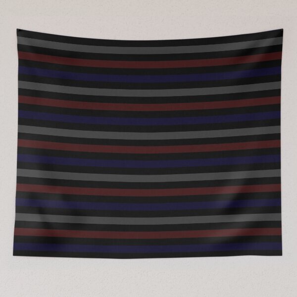 Item preview, Red,blue,grey stripes pattern designed and sold by cutecrazytshirt.