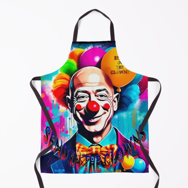 Item preview, USA Political Satire Jeff Bezos MAGA Circus clown designed and sold by Drone-tees.