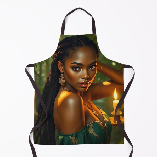 Item preview, Hyperrealistic Jungle Beauty - Ethereal Woman in Motion designed and sold by Arts Unlimited.