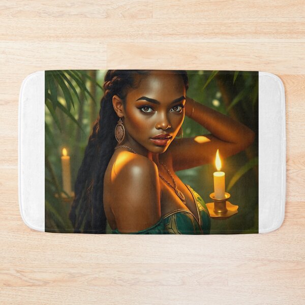 Item preview, Hyperrealistic Jungle Beauty - Ethereal Woman in Motion designed and sold by Arts Unlimited.