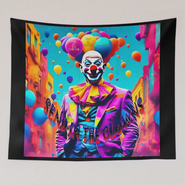 Item preview, USA Political Satire Jeff Bezos MAGA Circus clown designed and sold by Drone-tees.