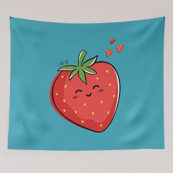 Item preview, Strawberry I love you  designed and sold by DesignCollectiv.