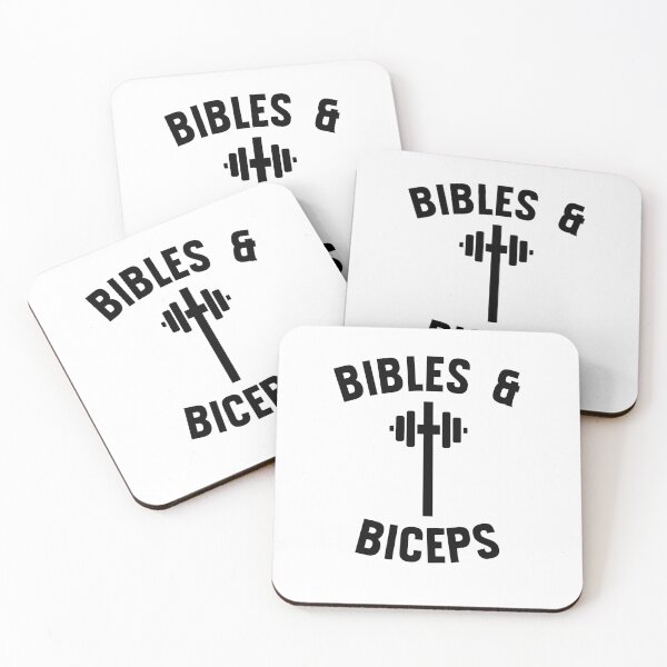 Item preview, Bibles and Biceps barbell Christian Workout cross gym designed and sold by snowry.