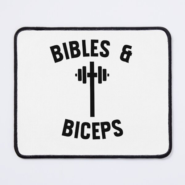 Item preview, Bibles and Biceps barbell Christian Workout cross gym designed and sold by snowry.
