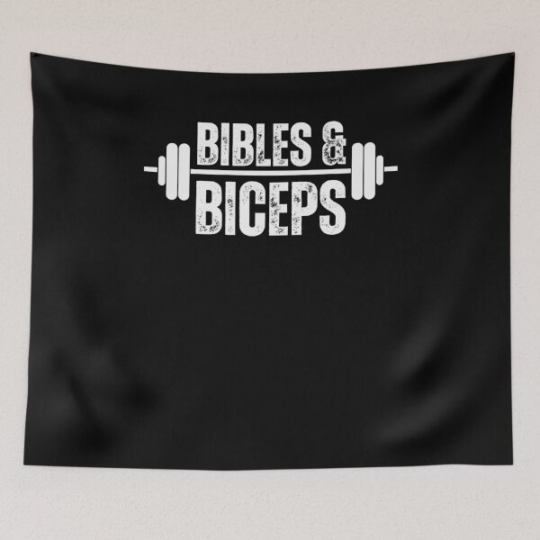 Item preview, Bibles and Biceps barbell Christian Workout barbell gym designed and sold by snowry.