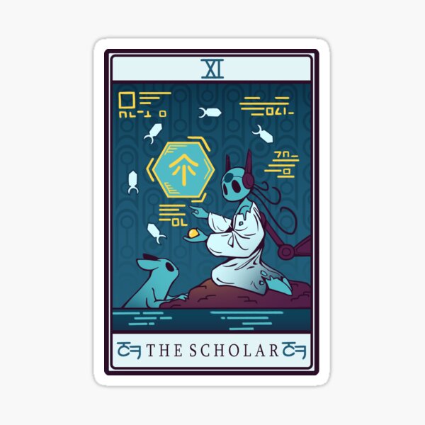 Vista previa del artículo con la obra «El Erudito Tarot - Rain World», diseñado y vendido por Xpress-Art.