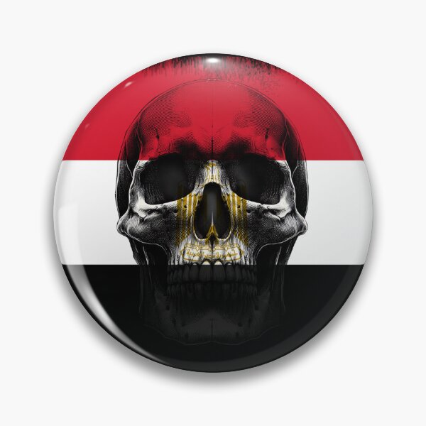 Item preview, EGYPT SKULL FLAG NATION RAREART COUNTRY HALLOWEEN #ogirdor designed and sold by ogirdorgraphics.