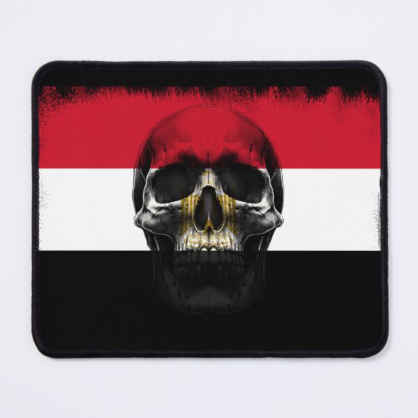 Item preview, EGYPT SKULL FLAG NATION RAREART COUNTRY HALLOWEEN #ogirdor designed and sold by ogirdorgraphics.