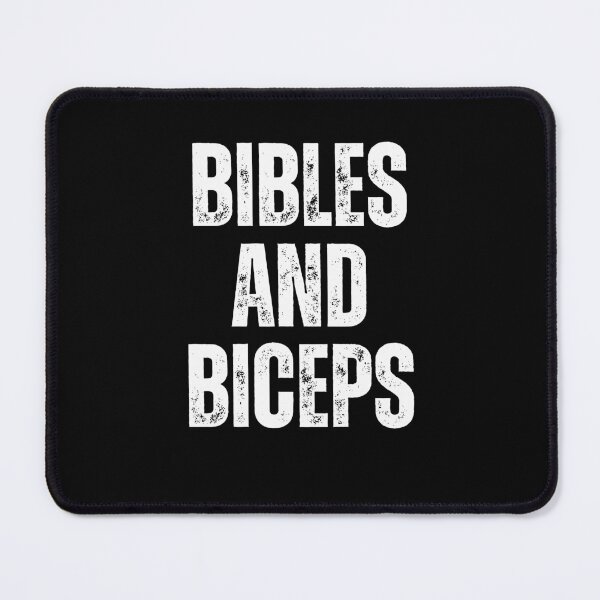 Item preview, Bibles and Biceps Christian Workout vintage gym fitness designed and sold by snowry.
