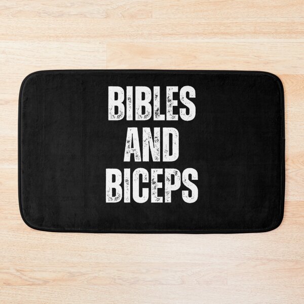 Item preview, Bibles and Biceps Christian Workout vintage gym fitness designed and sold by snowry.