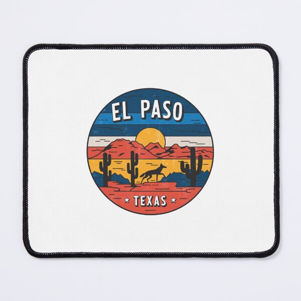 Item preview, El Paso, Texas | Desert Sunset: Coyote and Majestic Mountains designed and sold by CircinusStore.