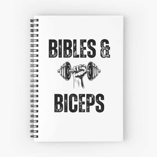 Item preview, Bibles and Biceps barbell Christian Workout dumbbell gym designed and sold by snowry.