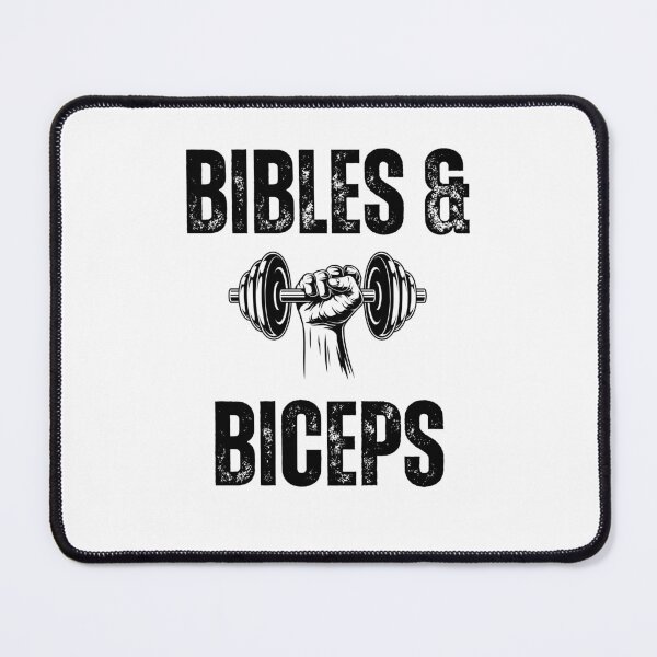 Item preview, Bibles and Biceps barbell Christian Workout dumbbell gym designed and sold by snowry.