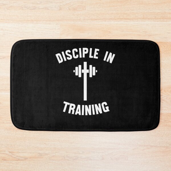 Item preview, Disciple in training barbell Christian Workout cross designed and sold by snowry.