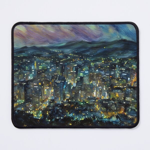 Item preview, Seoul at Night designed and sold by The Wandering Bookworm.