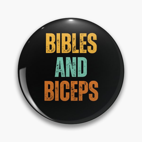 Item preview, Retro Bibles and Biceps Christian Workout gym fitness designed and sold by snowry.