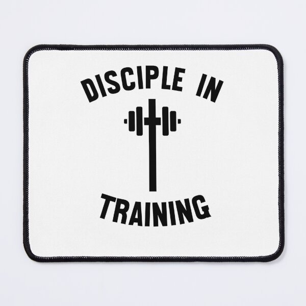 Item preview, Disciple in training barbell Christian Workout cross gym designed and sold by snowry.