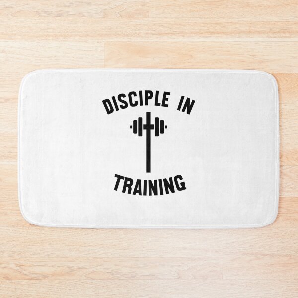 Item preview, Disciple in training barbell Christian Workout cross gym designed and sold by snowry.
