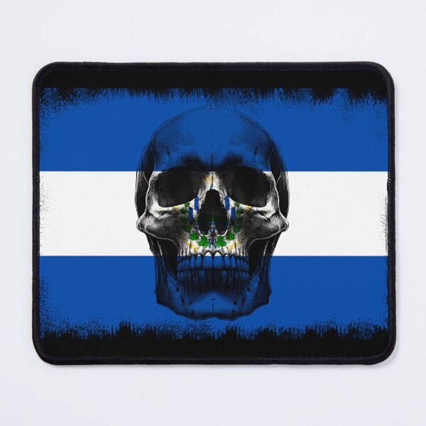 Item preview, EL SALVADOR SKULL FLAG NATION RAREART COUNTRY HALLOWEEN #ogirdor designed and sold by ogirdorgraphics.