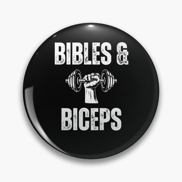 Item preview, Bibles and Biceps barbell Christian Workout dumbbell fitness designed and sold by snowry.