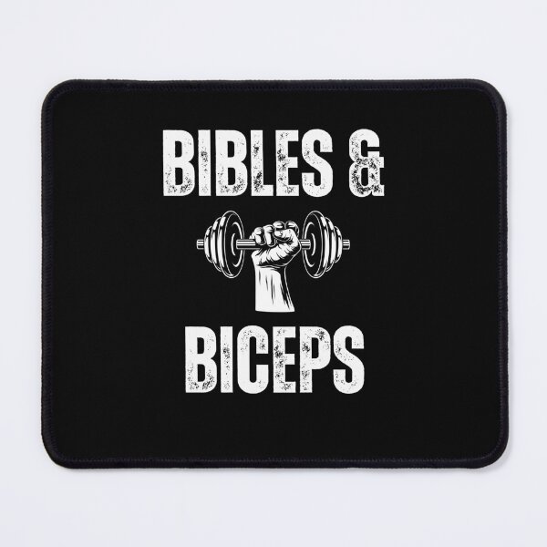 Item preview, Bibles and Biceps barbell Christian Workout dumbbell fitness designed and sold by snowry.